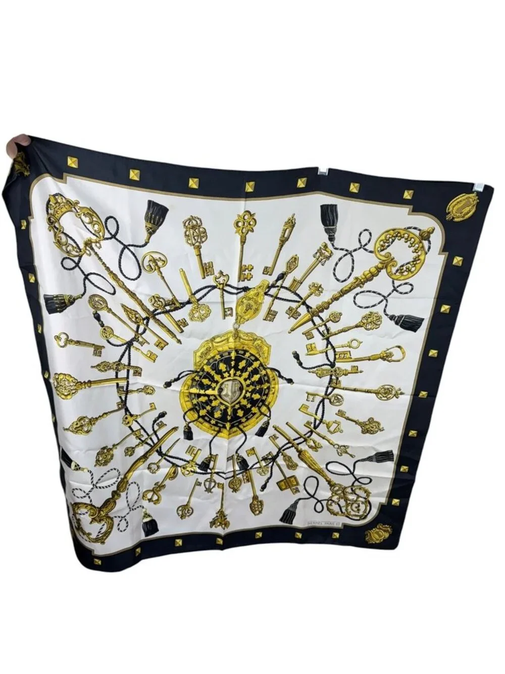 Hermes Silk Scarf Les Cles